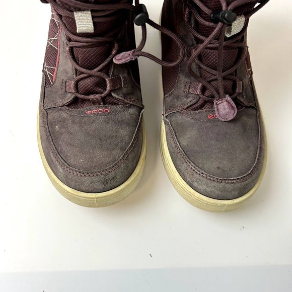 Ecco Kids URBAN SNOWBOARDER FIG/TEABERRY Boots Ankle 6.5 Dark Purple - Picture 9 of 16